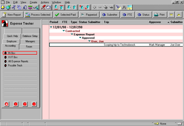 Lotus Notes Software - Tracker Suite - Accounts payable