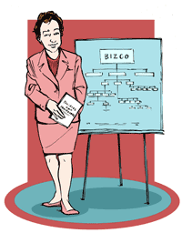 Hannah organizes