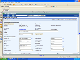 Check requests through Lotus Notes
