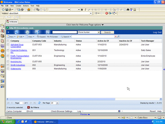 CRM document management in Lotus Notes