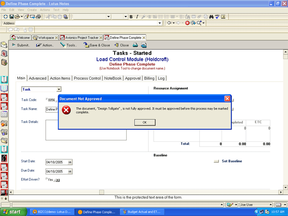 Design for Six Sigma process tollgates